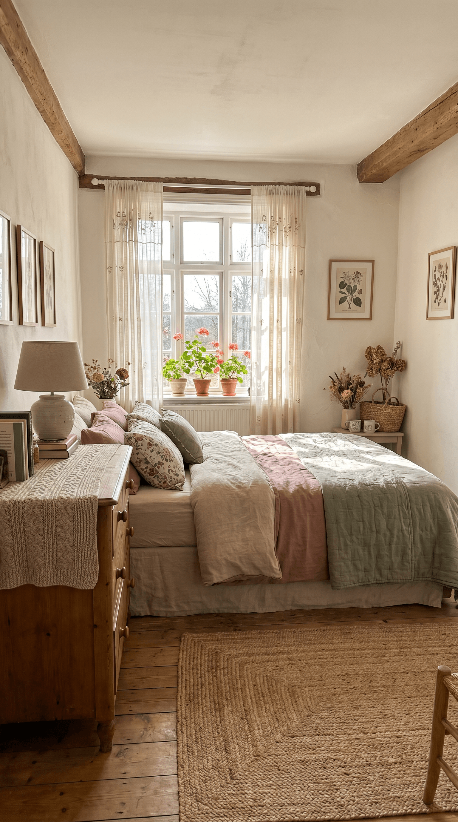 Muted Pastel Palette with Warm Neutrals