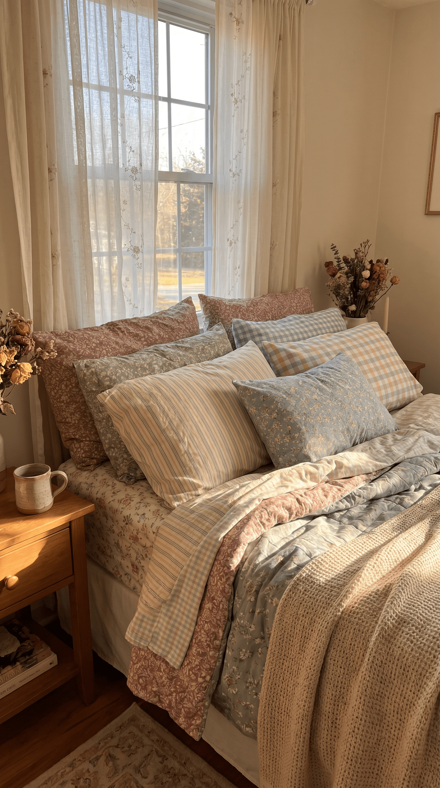 Delicate Floral Prints and Vintage Patterns